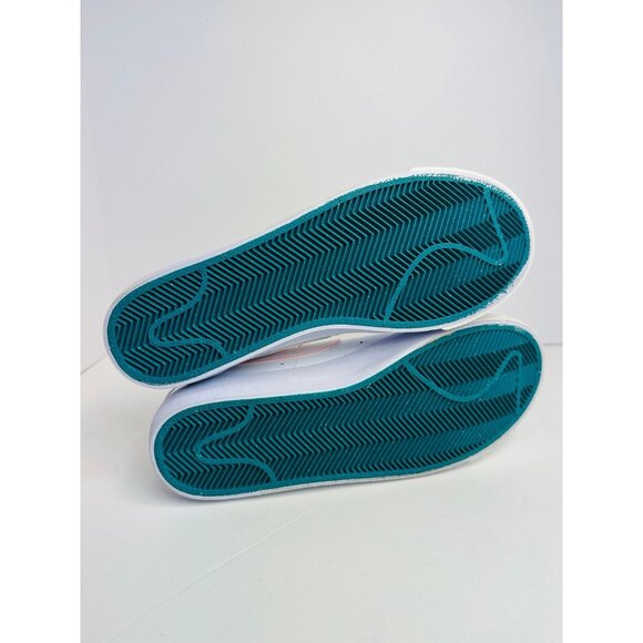 6.5Y Nike Blazer Low casual shoes ‘White Aquamarine’ DA4074 122 - Picture 6 of 7